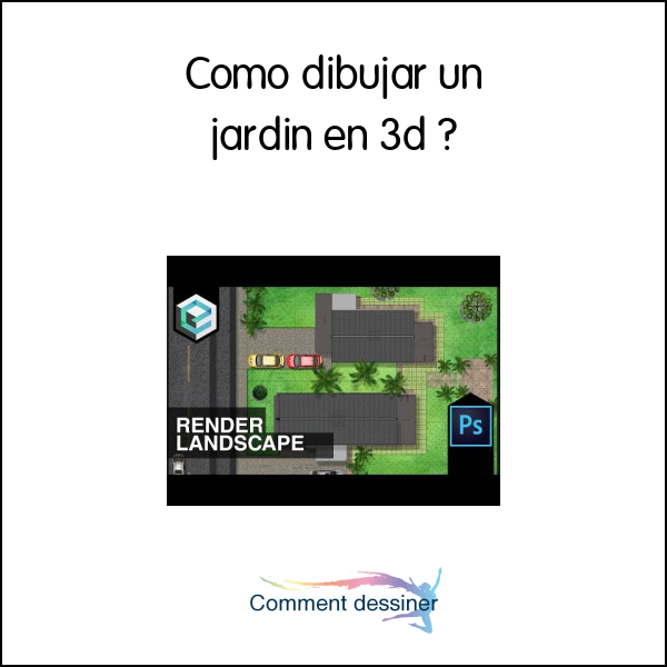 Como dibujar un jardin en 3d